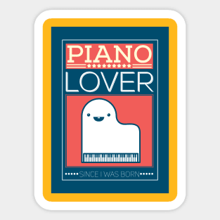 Piano Lover Sticker